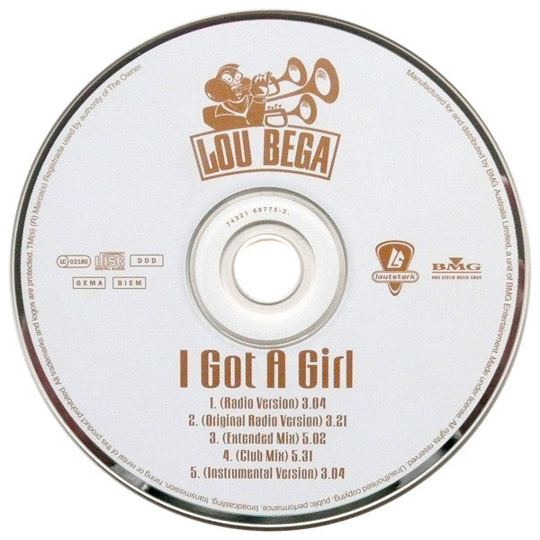 Lou Bega : I Got A Girl (CD, Maxi)