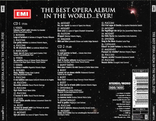 Various : The Best Opera Album In The World ... Ever! (2xCD, Comp)