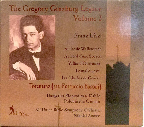 Grigory Ginsburg : Franz Liszt (CD, Comp)