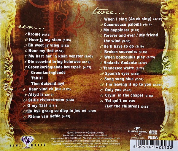 Rudi Claase & Corlea Botha : Ons Lieflinge, Our Darlings, Drome (2xCD, Album)