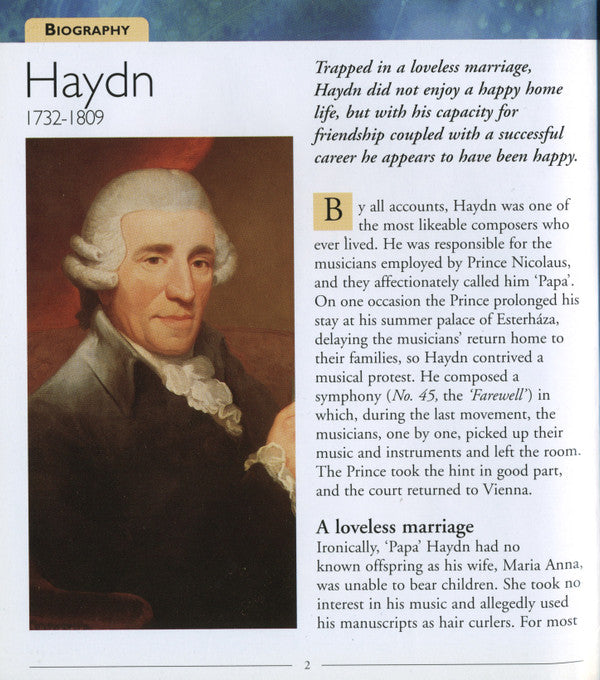 Joseph Haydn : Master Of Music (CD, Comp, Har)