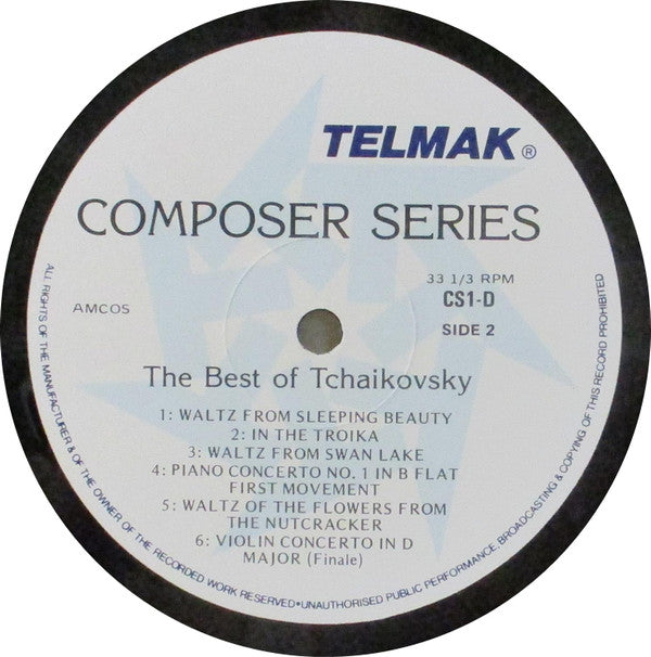 Pyotr Ilyich Tchaikovsky : The Best Of Tchaikovsky (LP, Comp)