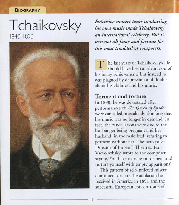 Pyotr Ilyich Tchaikovsky : Triumphs And Tragedy (CD, Comp, Har)