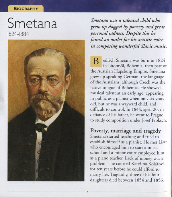 Smetana* : Music From Bohemia (CD, Comp, Har)