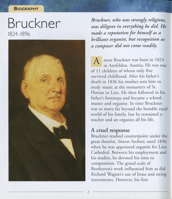 Anton Bruckner : Symphonic Grandeur (CD, Comp, Har)