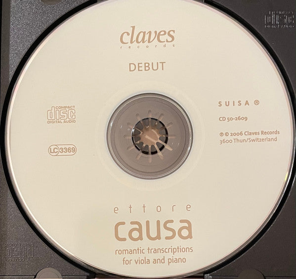 Ettore Causa, Ulrich Stærk : Romantic Transcriptions For Viola And Piano (CD)