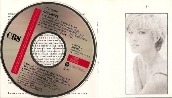 Collette : Attitude (CD, Album)