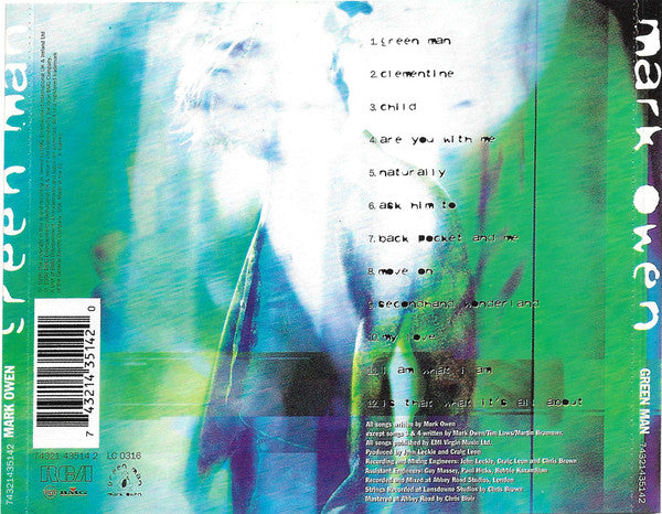 Mark Owen : Green Man (CD, Album)