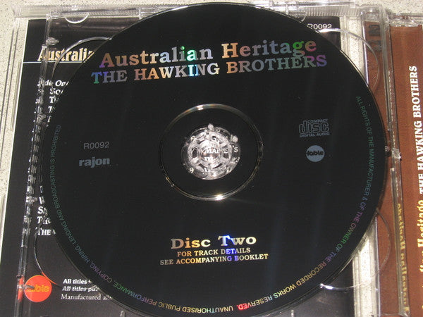 The Hawking Brothers : Australian Heritage (2xCD, Comp)