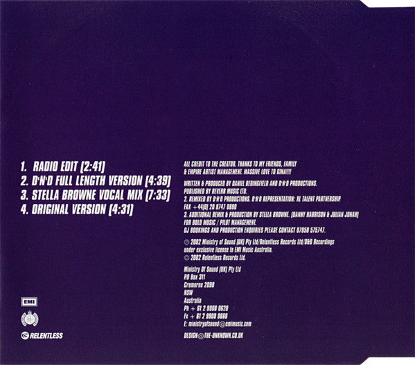 Daniel Bedingfield : Gotta Get Thru This (CD, Single)