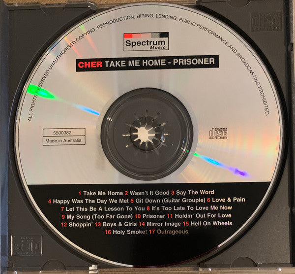 Cher : Take Me Home / Prisoner (CD, Comp)
