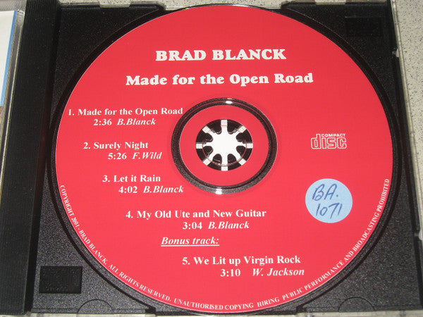 Brad Blanck : Made For The Open Road (CD, EP)