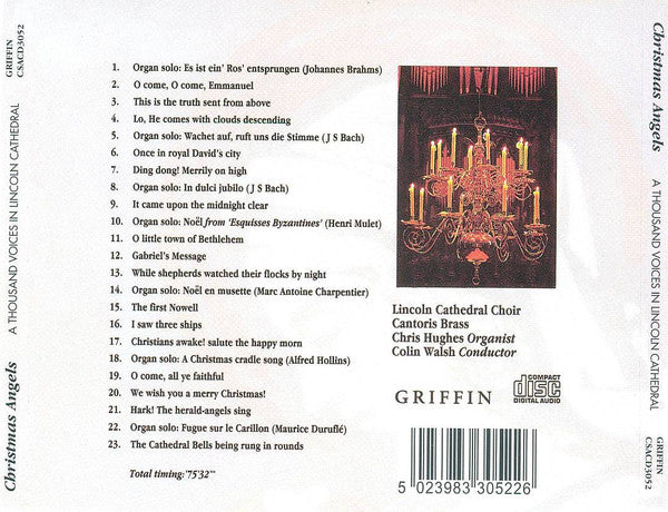 Various : Christmas Angels (A Thousand Voices Sing In Lincoln Cathedral) (CD, Album)