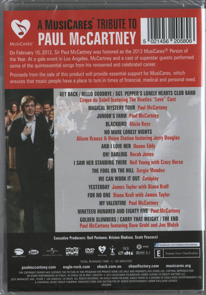 Various : A MusiCares Tribute To Paul McCartney (DVD-V, NTSC)