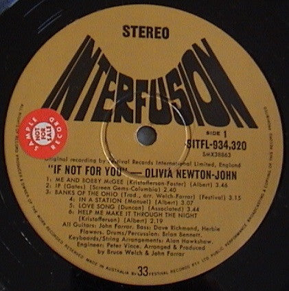 Olivia Newton-John : If Not For You (LP, Album)