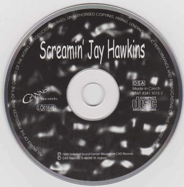 Screamin' Jay Hawkins : Screamin' The Blues (CD, Comp, RE)