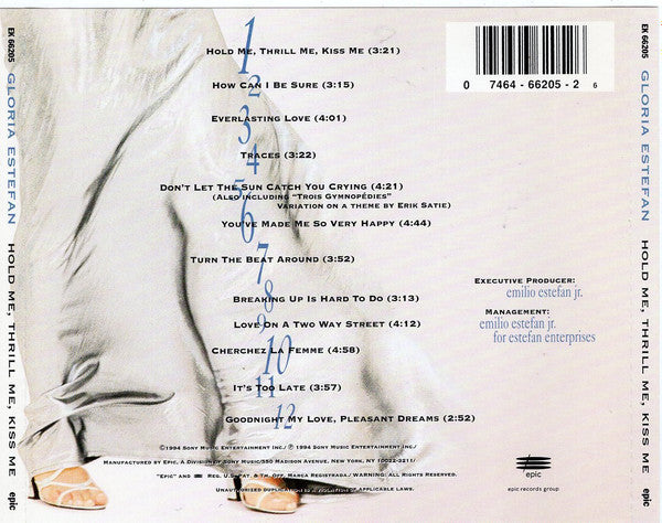 Gloria Estefan : Hold Me, Thrill Me, Kiss Me (CD, Album, RE)