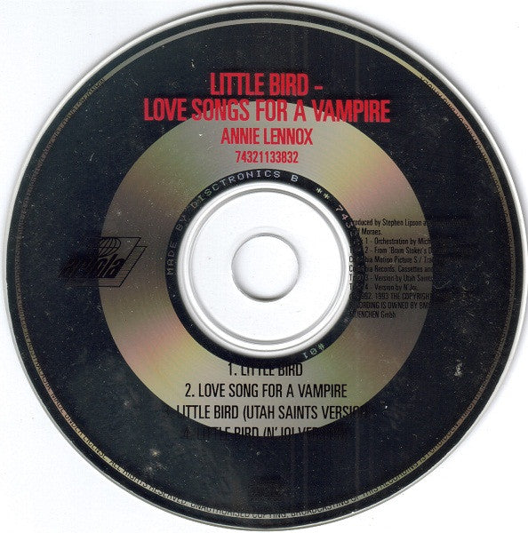 Annie Lennox : Little Bird / Love Song For A Vampire (CD, Maxi)