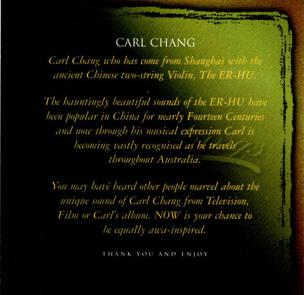 Carl Chang : Heartstrings Vol.2 - Er-Hu Romance (CD, Album)