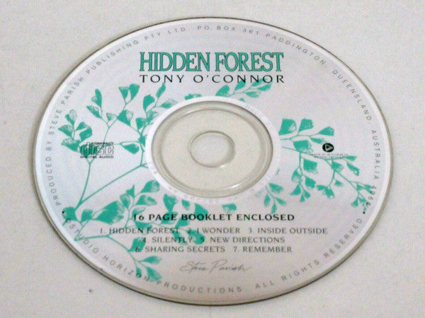Tony O'Connor (2) : Hidden Forest (CD, Album)