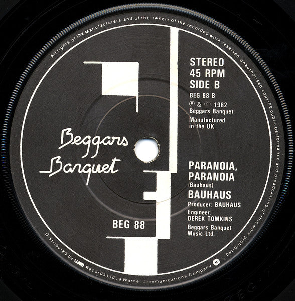 Bauhaus : Lagartija Nick (7", Single)