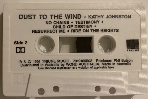 Kathy Johnston : Dust To The Wind (Cass, Album)