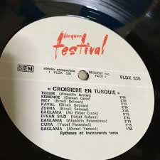 Various : Croisière En Turquie Vol. 1 Rythmes Et Instruments Turcs (LP)