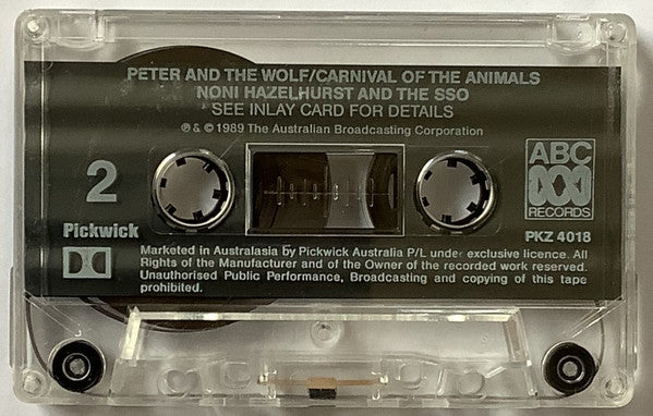Noni Hazlehurst And The Sydney Symphony Orchestra : Peter And The Wolf / Carnival Of The Animals (Cass, Album)