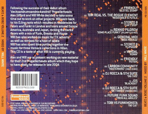 Will White : Beatz & Bobz Volume 2 (CD, Comp, Mixed)