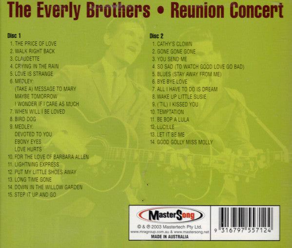 Everly Brothers : The Reunion Concert (2xCD, Album)
