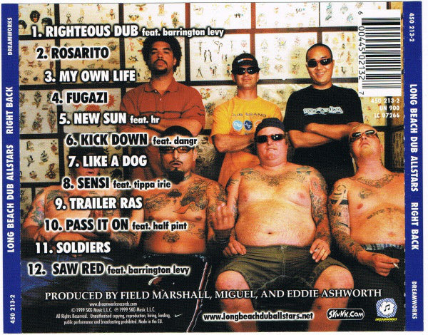 Long Beach Dub Allstars : Right Back (CD, Album)
