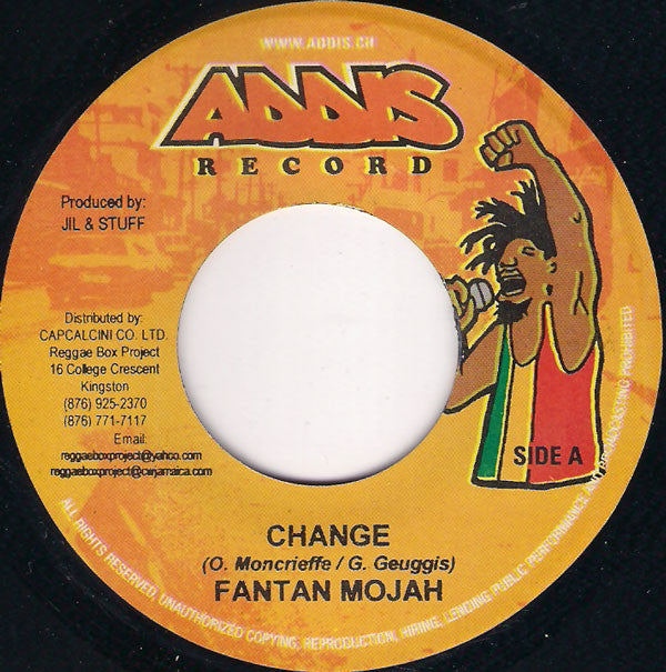 Fantan Mojah : Change (7")