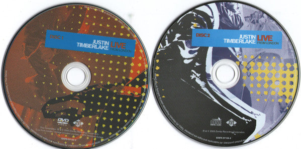 Justin Timberlake : Live From London (DVD-V + CD, MiniAlbum)
