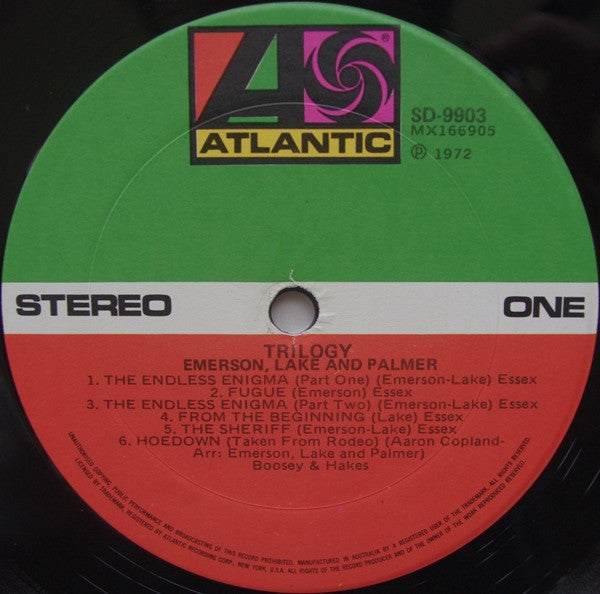 Emerson, Lake & Palmer : Trilogy (LP, Album)