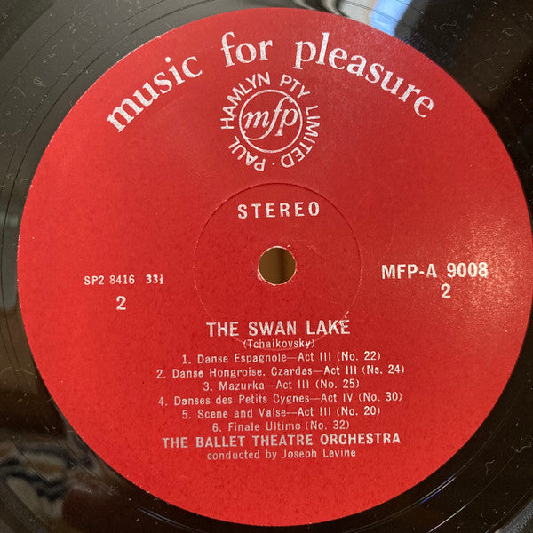 Joseph Levine & The Ballet Theatre Orchestra* From Pyotr Ilyich Tchaikovsky : Swan Lake (LP)