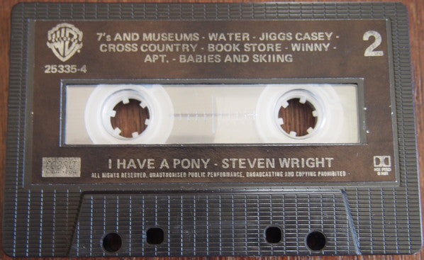 Steven Wright (2) : I Have A Pony (Cass, Album, Cob)