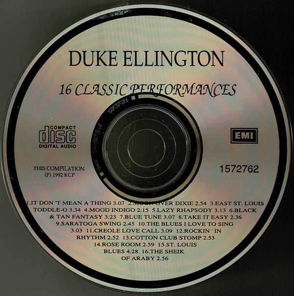 Duke Ellington : 16 Classic Performances (CD, Comp)