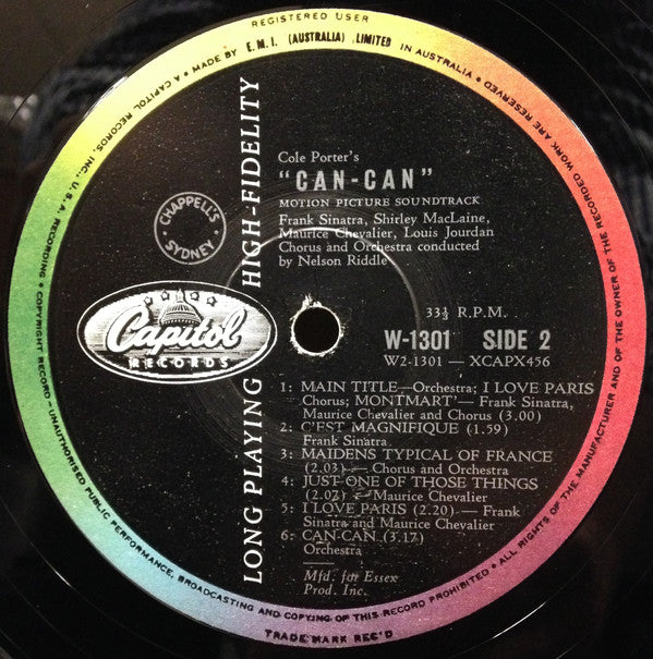Various : Cole Porter's Can-Can: Motion Picture Soundtrack Album (LP, Album, Mono)