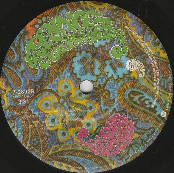 Prince And The Revolution : Raspberry Beret (7", Single)
