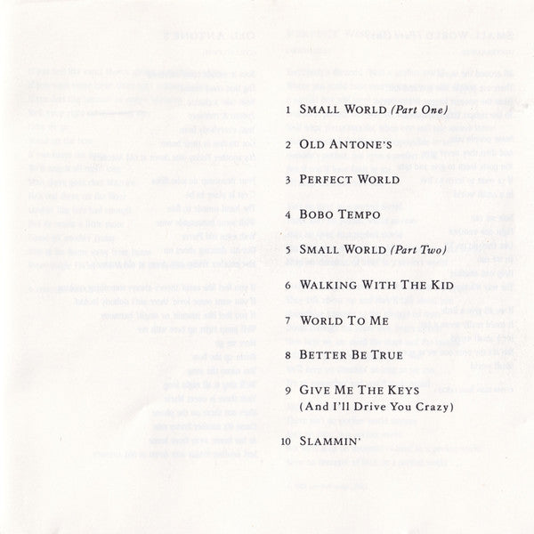 Huey Lewis & The News : Small World (CD, Album)