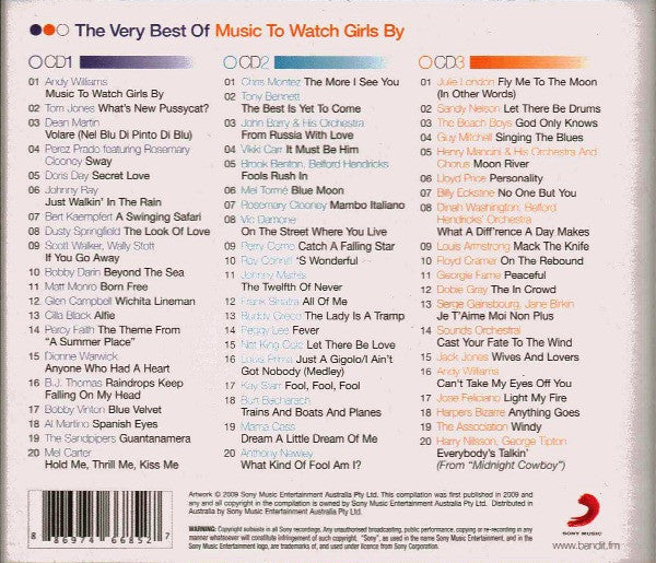 Various : The Very Best Of Music To Watch Girls By (3xCD, Comp)