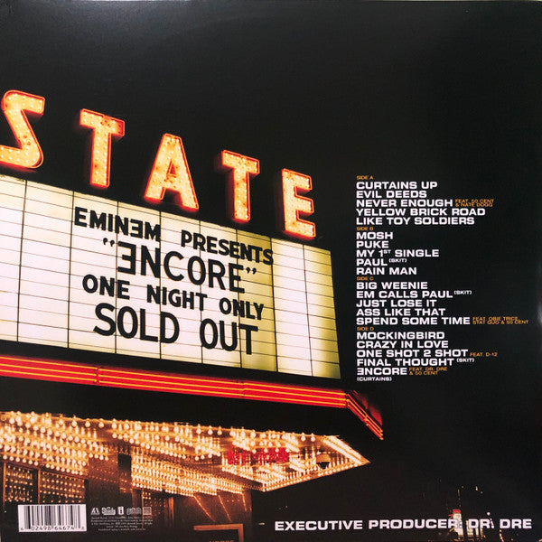 Eminem : Encore (2xLP, Album, RE, Gat)