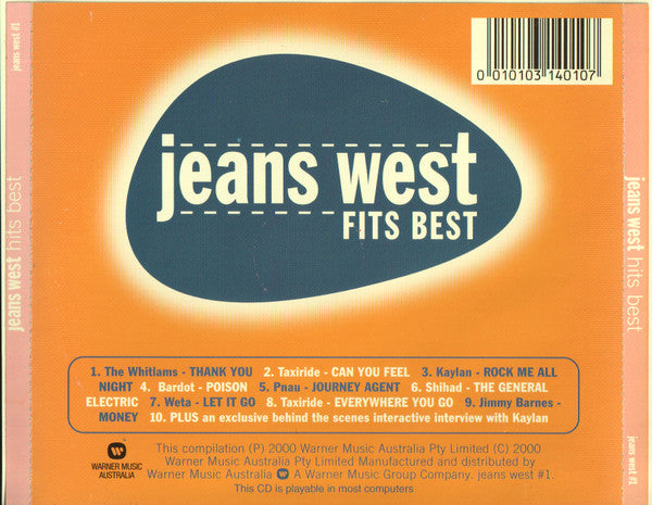 Various : Jeans West Hits Best (CD, Comp, Enh)