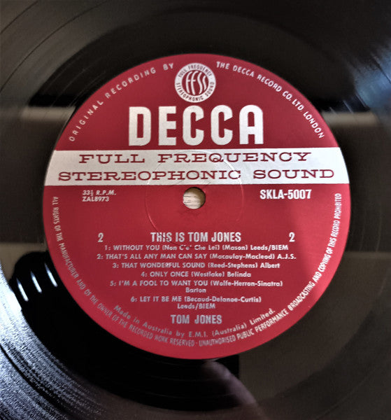 Tom Jones : This Is Tom Jones (LP, Album)