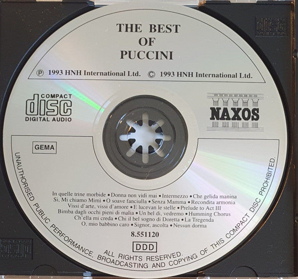 Giacomo Puccini : The Best Of Puccini (CD, Comp)