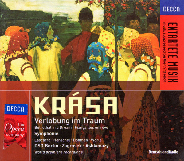 Hans Krása – Juanita Lascarro, Jane Henschel, Albert Dohmen, Robert Wörle, Deutsches Symphonie-Orchester Berlin, Lothar Zagrosek, Vladimir Ashkenazy : Verlobung Im Traum · Symphonie (2xCD, Album)