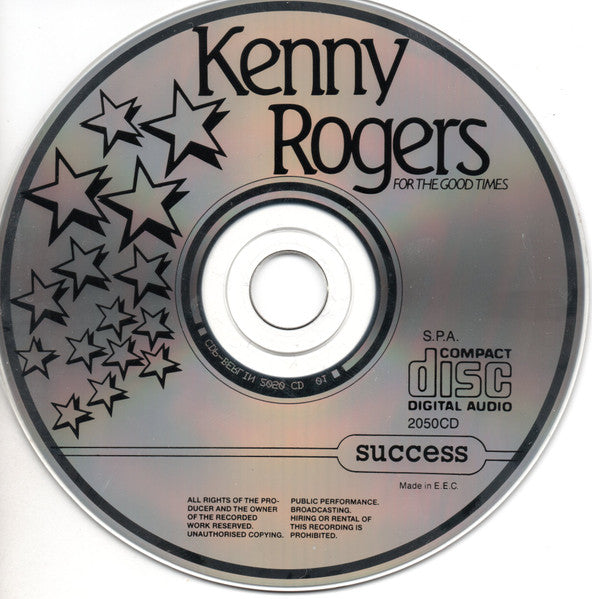Kenny Rogers : For The Good Times - Greatest Hits (CD, Comp)