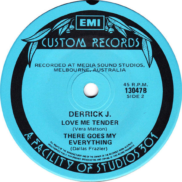 Derrick Junkeer : Derrick J. Sings Popular Requests (7")