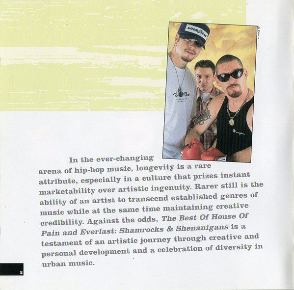 House Of Pain & Everlast : Shamrocks And Shenanigans (The Best Of House Of Pain And Everlast) (CD, Comp)