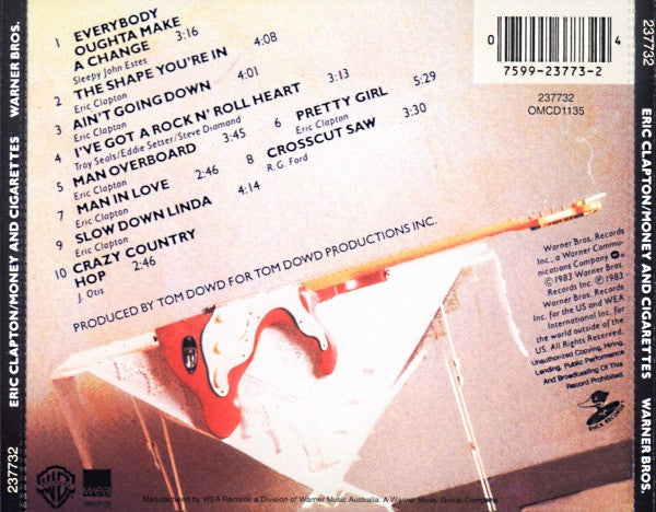 Eric Clapton : Money And Cigarettes (CD, Album, RE)